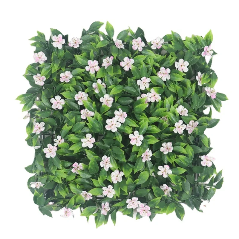 High Quality Artificial Topiary Hedges Roll Boxwood Grass Panel Plastic Green Plant Wall For Indoor Outdoor Decoration