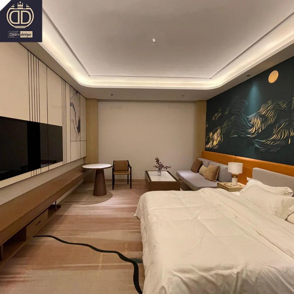Custom Luxury Modern 3 4 5 Star Hotel Room Furniture Set Bedroom Sets