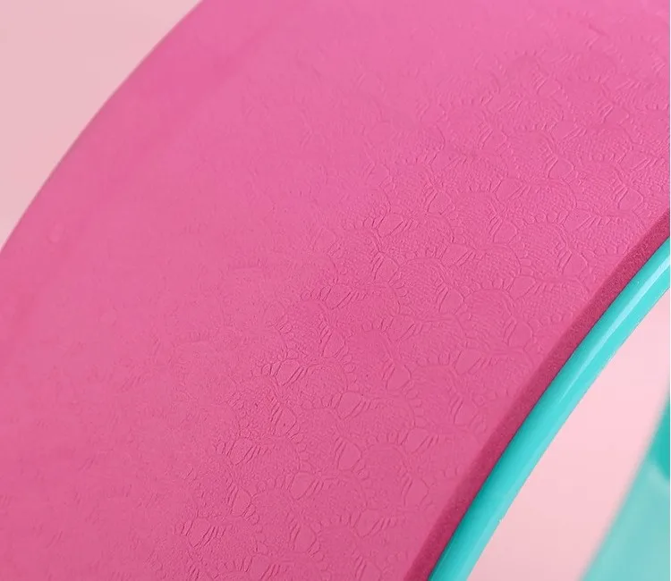 Custom Indoor Pilates  eco friendly ABS+TPE massage Yoga Wheel