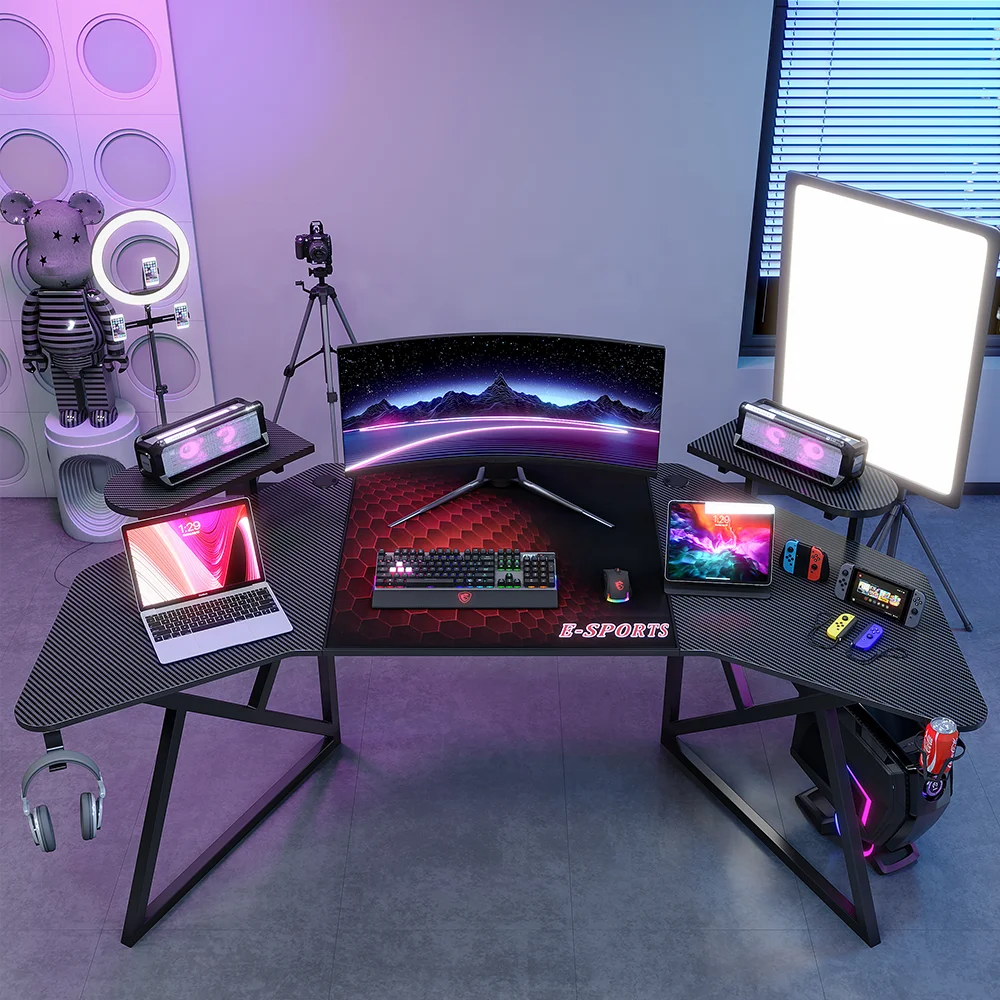 Factory wholesale computer lab table director desk table gaming