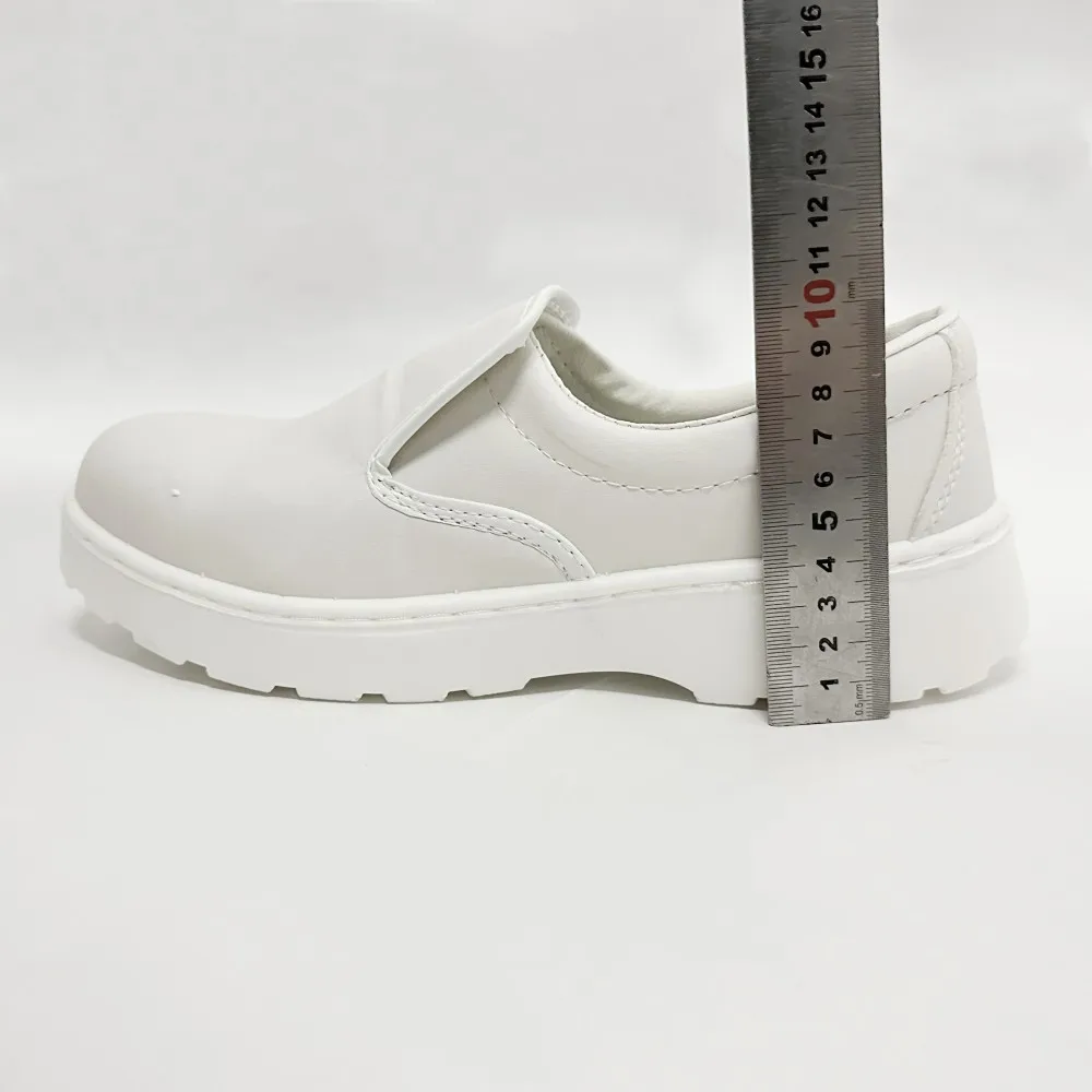 ESD write nurse safety shoes no shoelaces in hospital PU outsole anti-static shoes for cleanroom