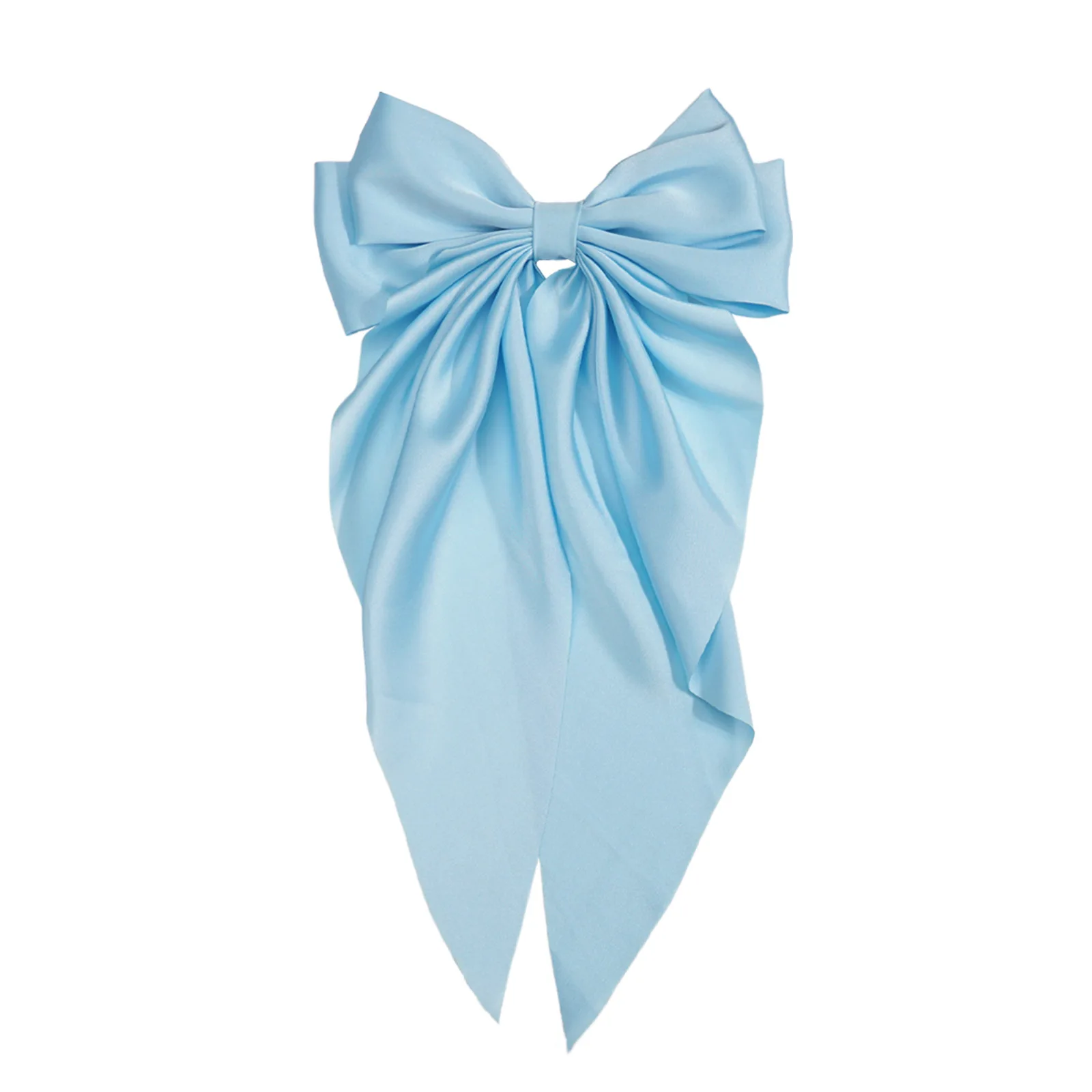 MX New Arrival Girl Jumbo Ribbon Bows Hair Fairy Ribbon Hair Bow Clip Hair Clips For Women