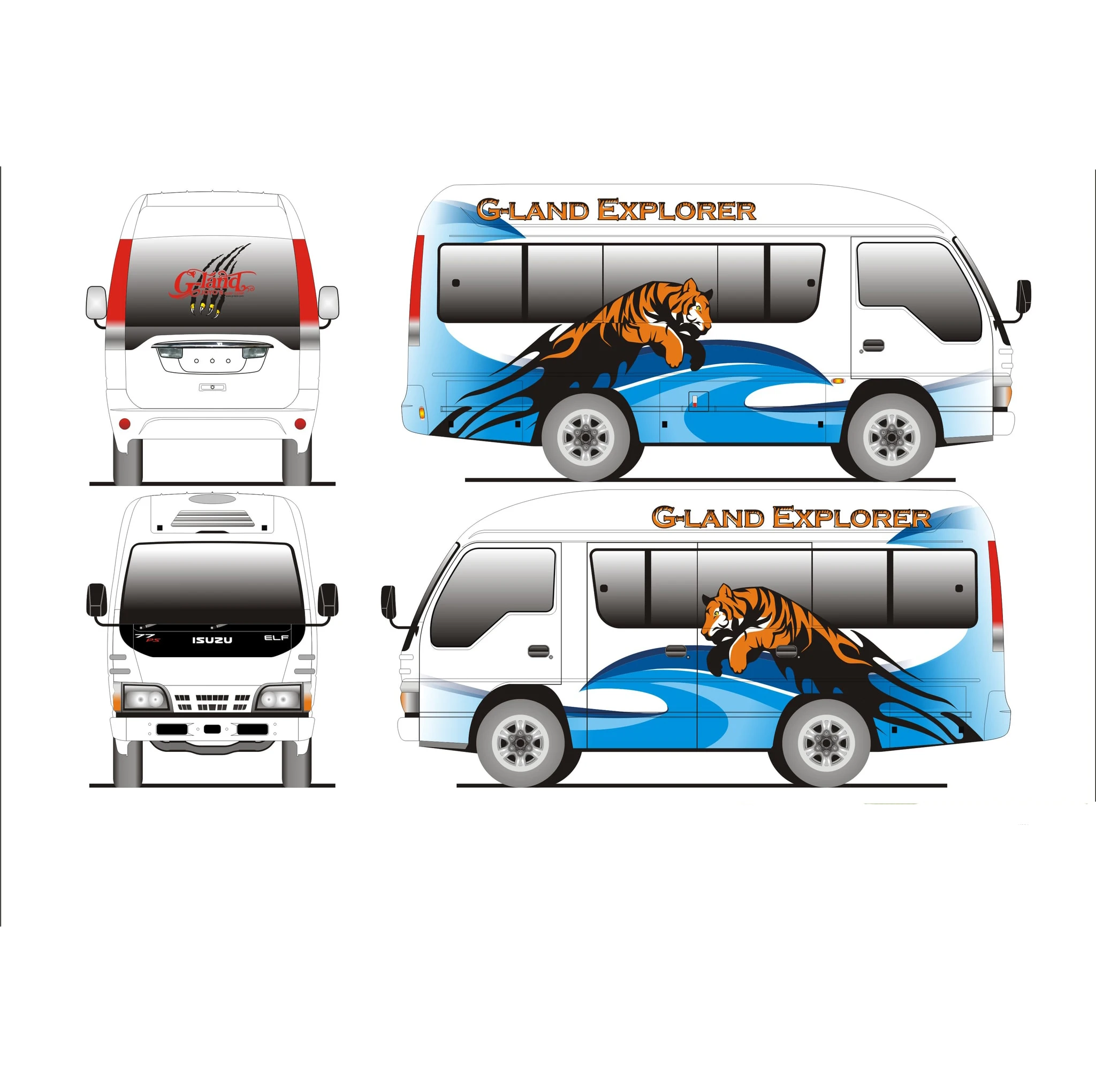 3m vinyl wrap material custom ice cream truck, lorry, trailer,tour bus wrap stickers design for vehicle advertising