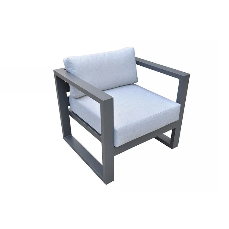 Popular Design Cast Aluminum Frame Outdoor Garden Sofa Set Furniture For Bar