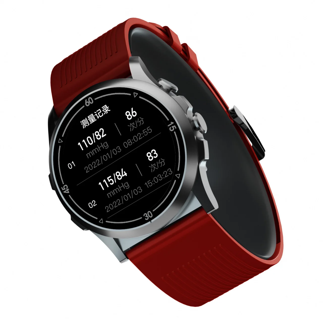 2022 360*360 пикселей медицинская точность пульсометр часы медицинский уровень умные с Ppg