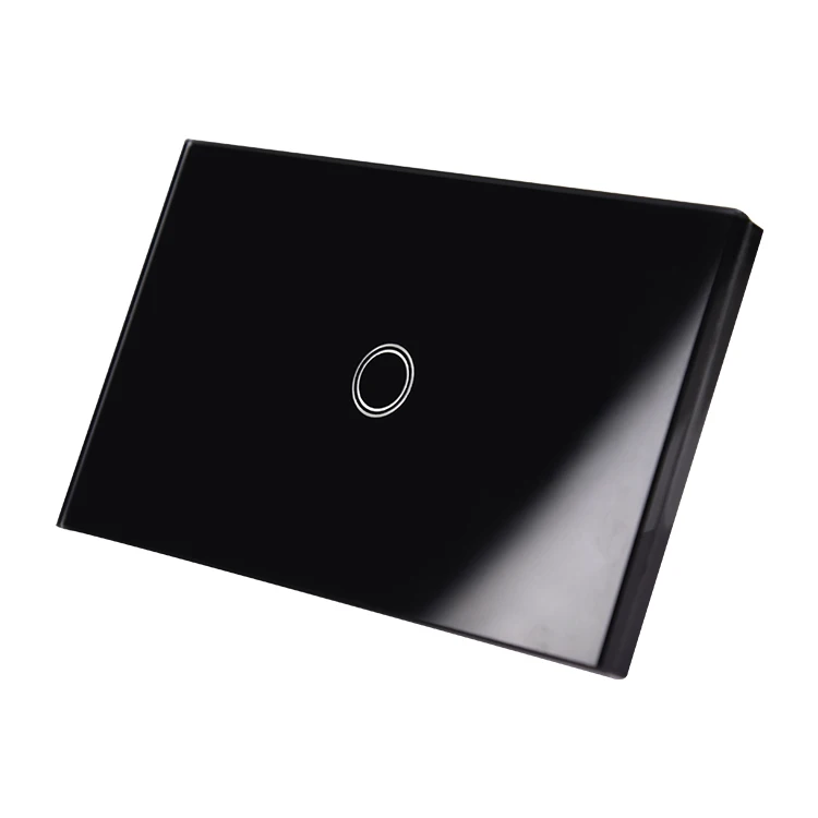 
Smart Switches Work With WIFI, 2 Gang American Standard Switch Touch Control with Nocturnal Light indicator 