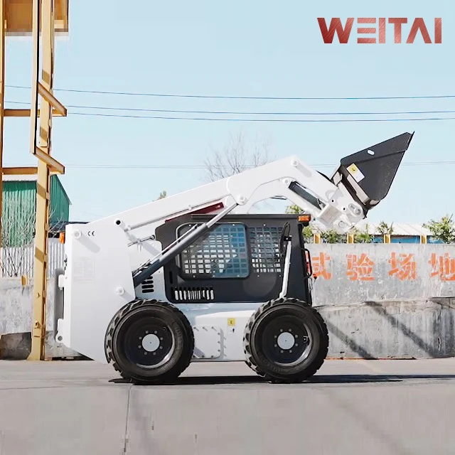 Original Manufacturer Mini 860 Kg Skid Steer Loader/China Factory Direct Supply Skid Loader with Snow Plow Attachment Low Price