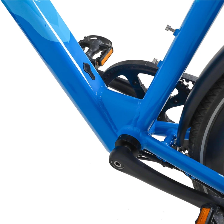 JOYKIE wholesale electric bikes 36v rear hub motor ebike 700c electric cycle belt drive ebike