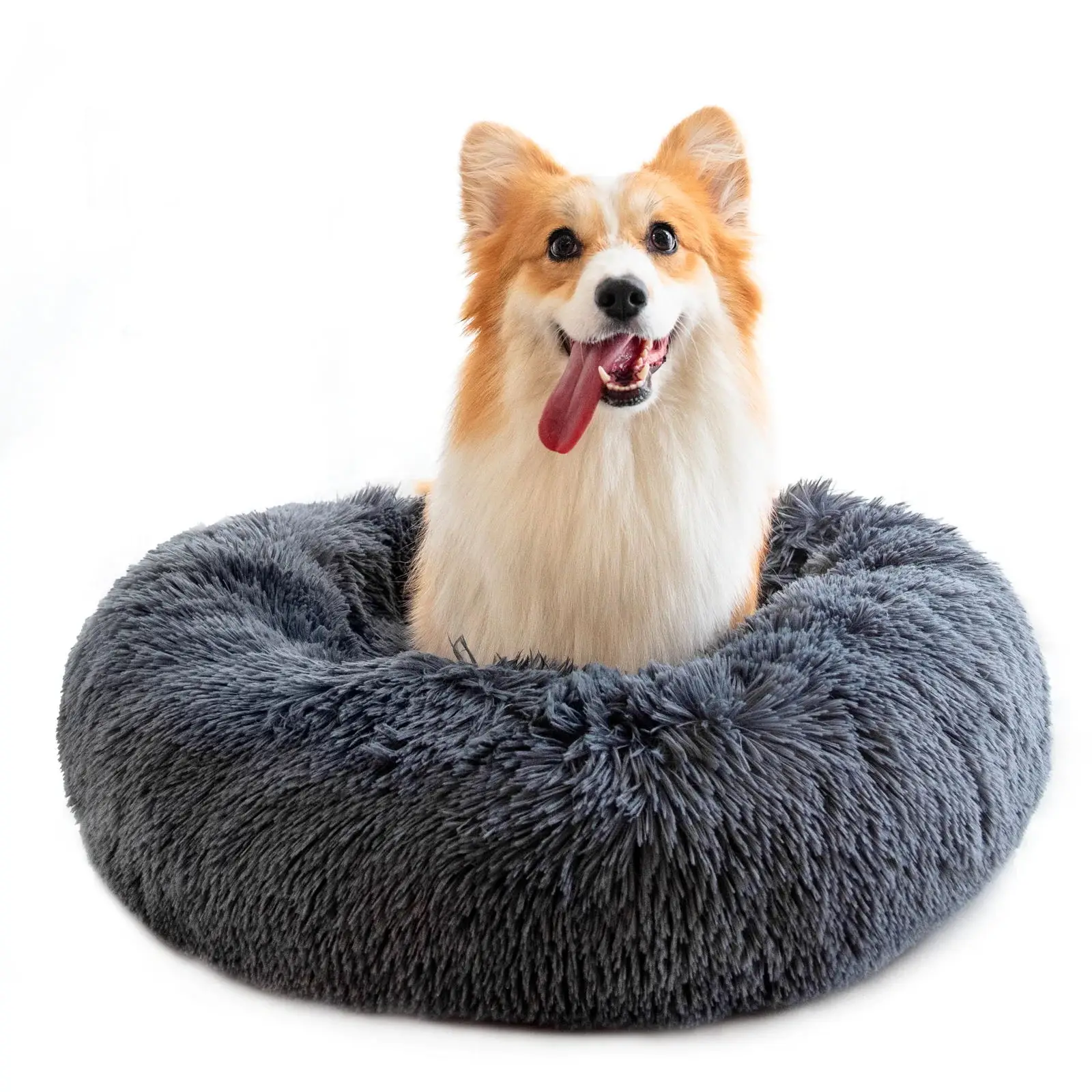 Wholesale Pet Products faux fur dog cat beds Plush soft warm cama para mascota Pet Beds