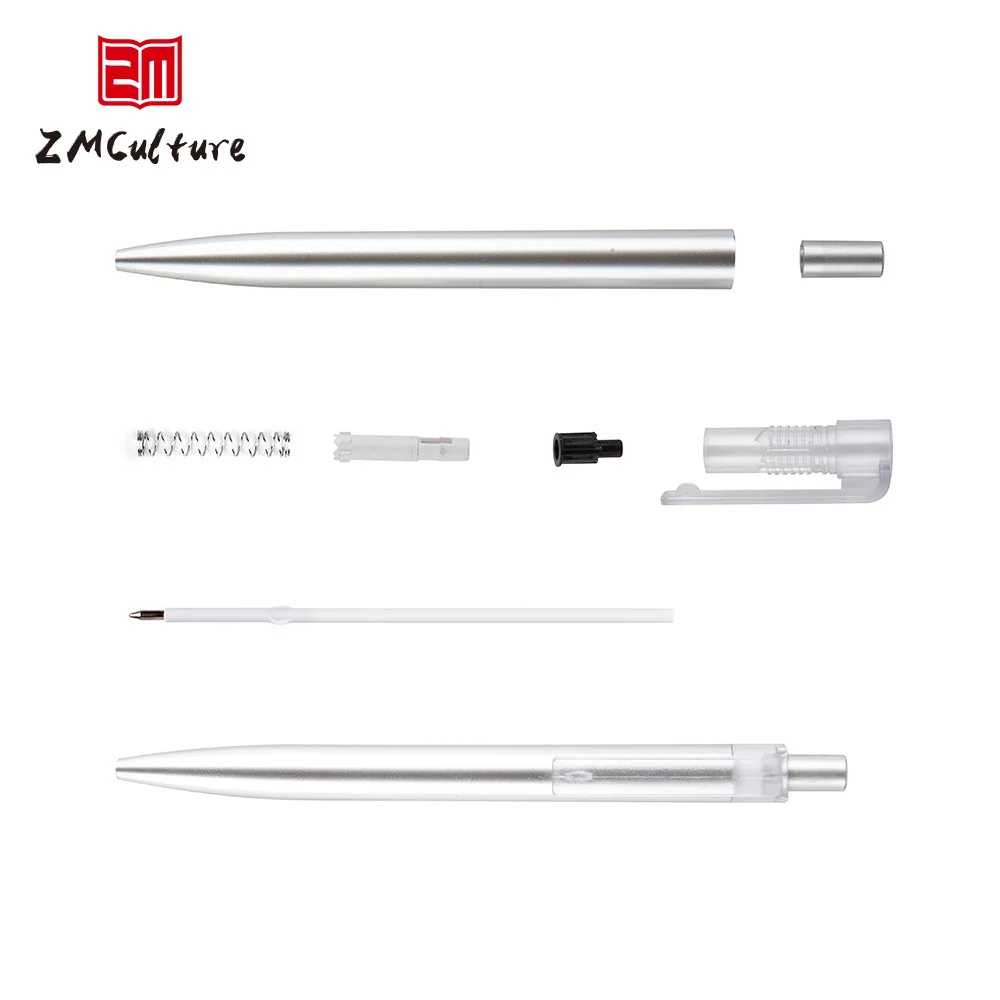 Factory Direct Sales Parker Ballpoint Pens Luxury Silver Non-toxic Plastic Silver Pen Gift Set Office Supplies