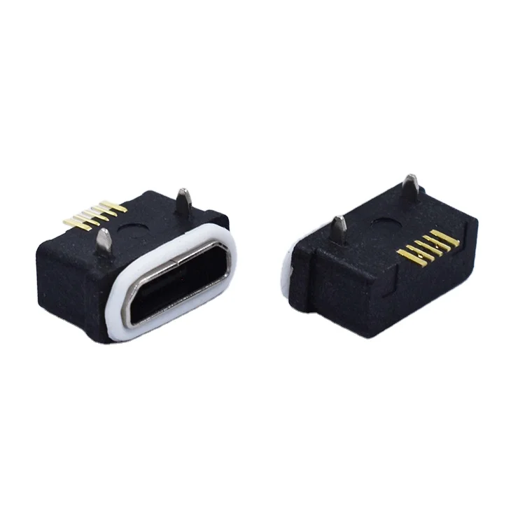 Класс 3A IP66 водонепроницаемый USB-коннектор micro 5pin smd usb B type jack