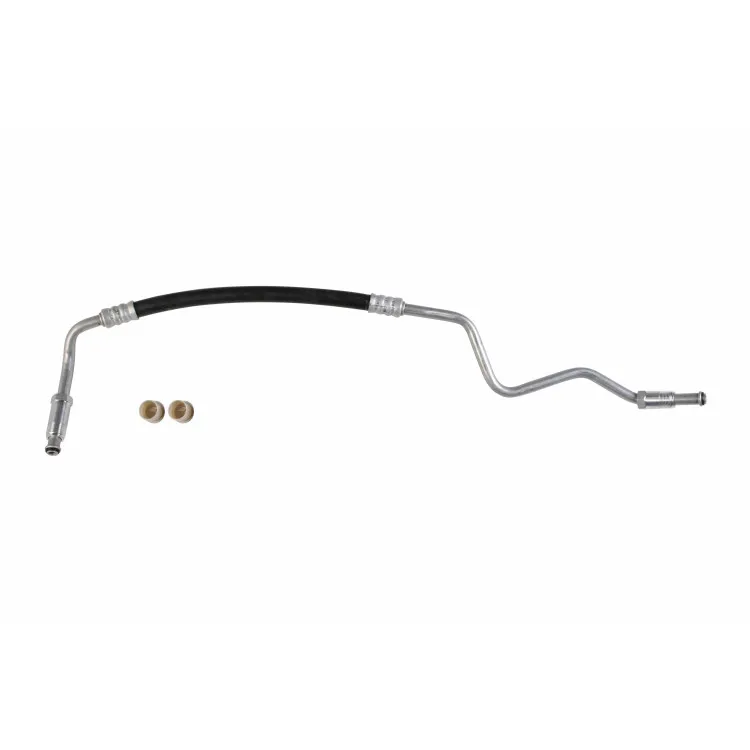 AN6 3M Black Nylon Braided Transmission and Engine Oil Cooler Hose Fuel Line With Aluminum An Fittings