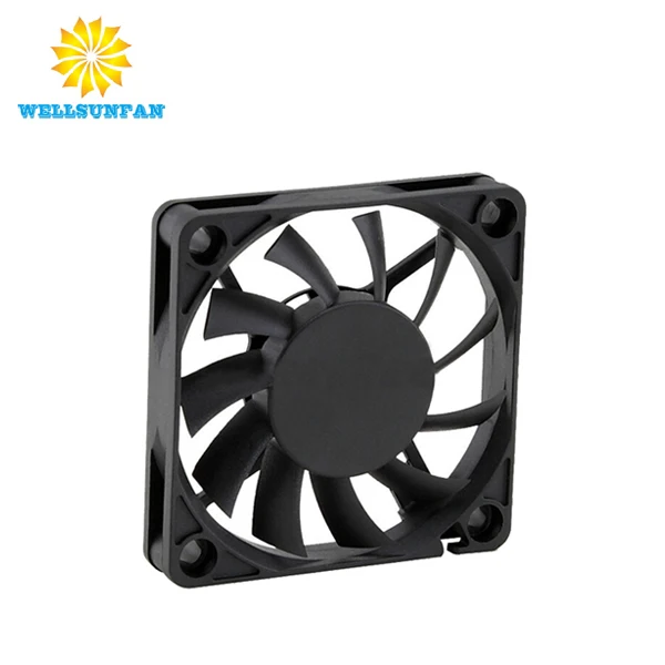 WellSunFan OEM ODM Best Selling 12 Volt 60X60 6010 Small  Gpu  Cfm 12V 24V 5V Dc Ventilation Radiator Cooling Fan Motor
