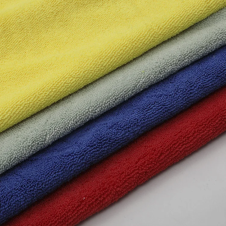80% Polyester 20% Polyamide Sunscreen Water Absorption Quick Drying Microfiber Terry Cloth Fabric