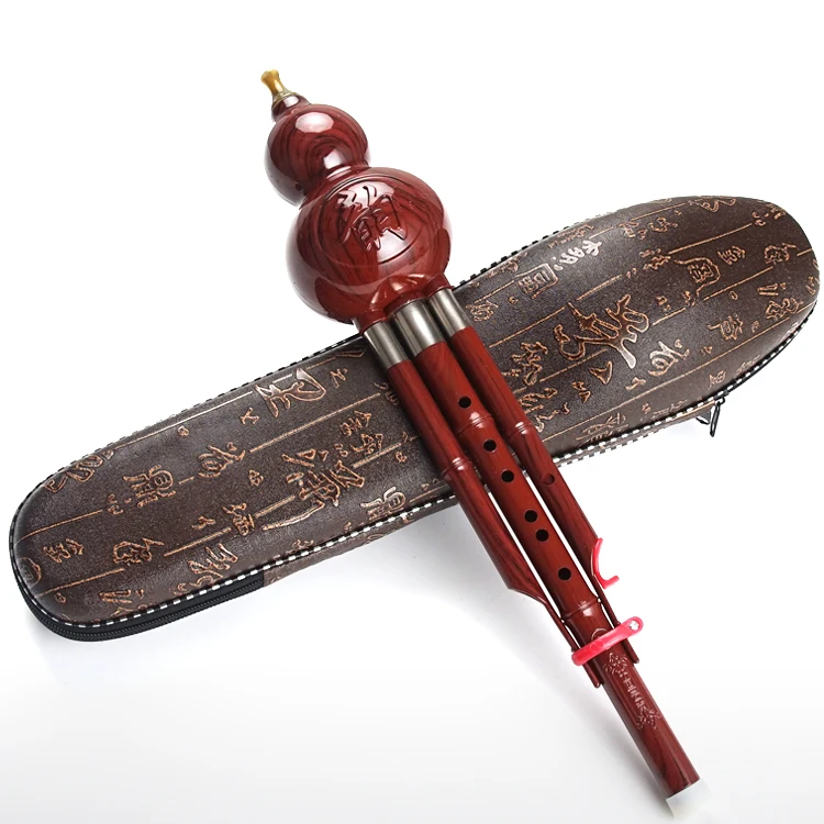 factory direct C Key Hulusi Traditional Chinese Classic Chinese traditional Flute Gourd Cucurbit Ethnic Musical