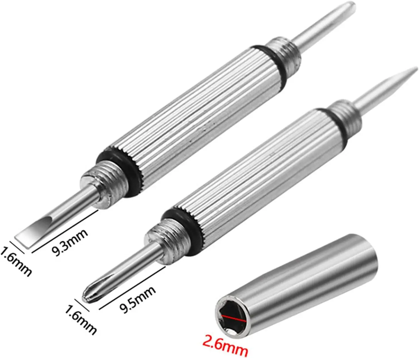 Portable Eyeglass Screwdriver Repair Kit 3 in 1 Mini Screwdrivers Flat Sunglasses Multi-function Screwdriver Repair Hand Tool