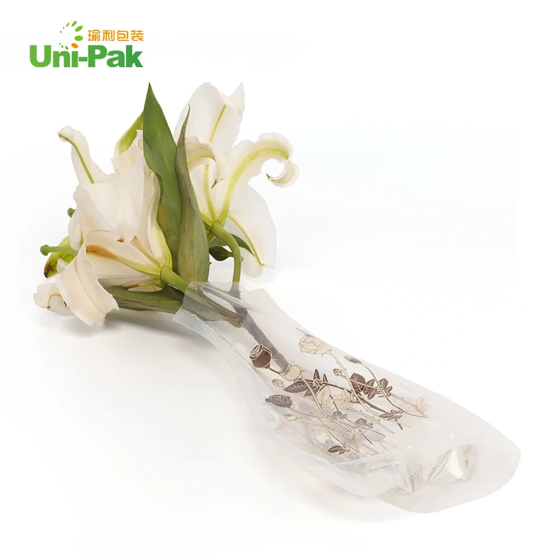 2022 Latest Design Hot Selling Factory Wholesale Clear Plastic Bag Flower Foldable Vase For Flowers Vase