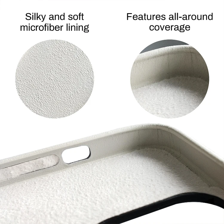 High Quality Full Wrapped Nappa Leather Mobile Phone Case for iPhone 13