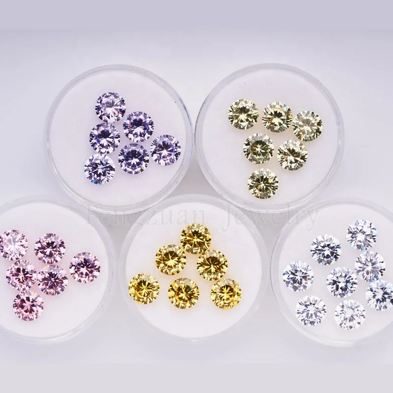 2020 hot sale wholesale price 5a Cubic zirconia rounde xcellent cut grade white cubic zirconia white for jewelry