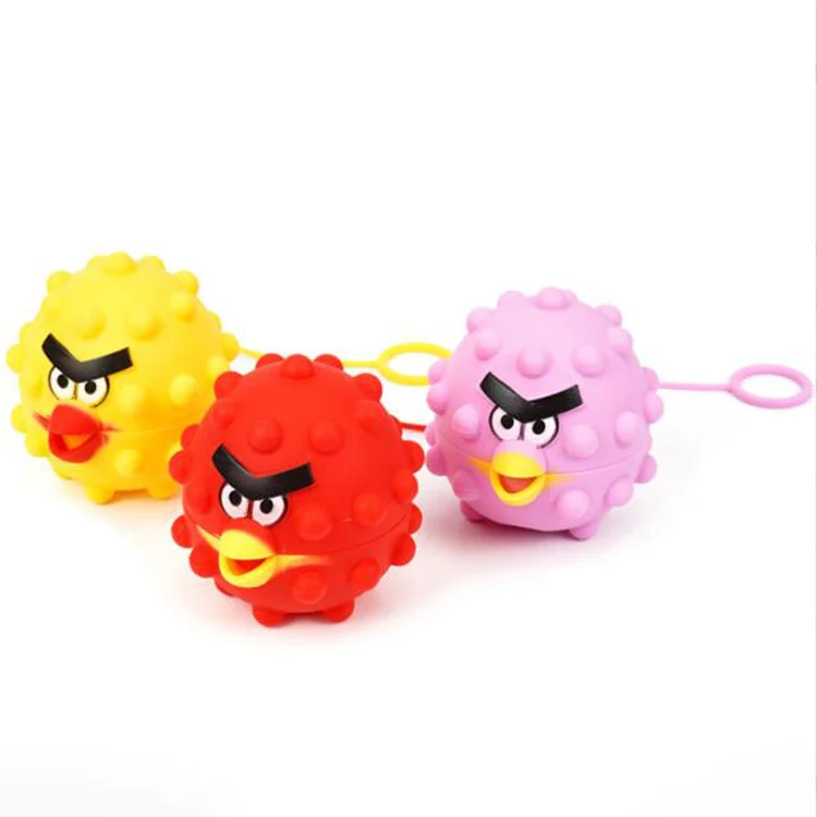 Custom Promotional Gifts Fidget Sensory Squeeze Toys Round Anti Stress Squishy Balls For Kids And Adults Silicone Massage Ball