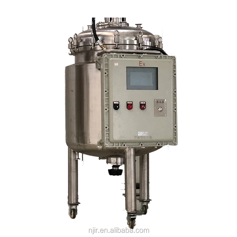 JinRi Stainless Steel Industrial Cell Culture Bioreactor 30L Four Gas Mixing