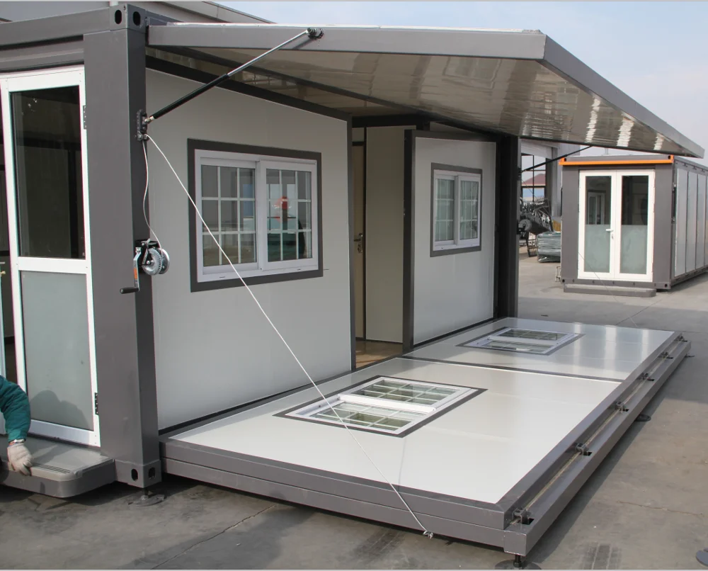 new design quick assemble modern prefab mobile foldable house