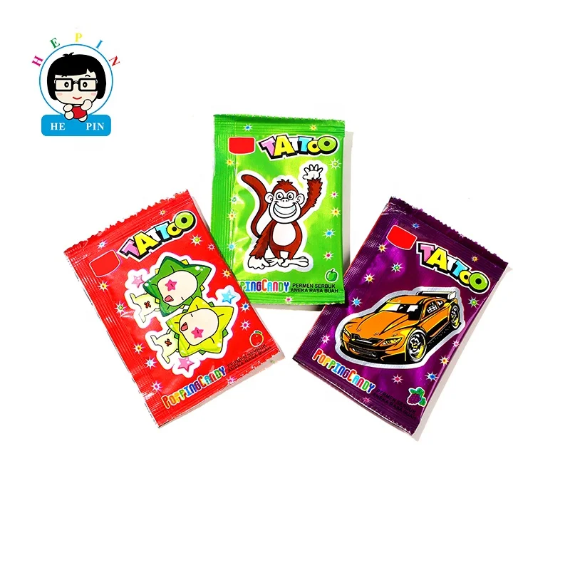 Оптовая продажа фруктовый вкус сладкие Кислые Конфеты смешанные цвета твердые конфеты с татуировкой