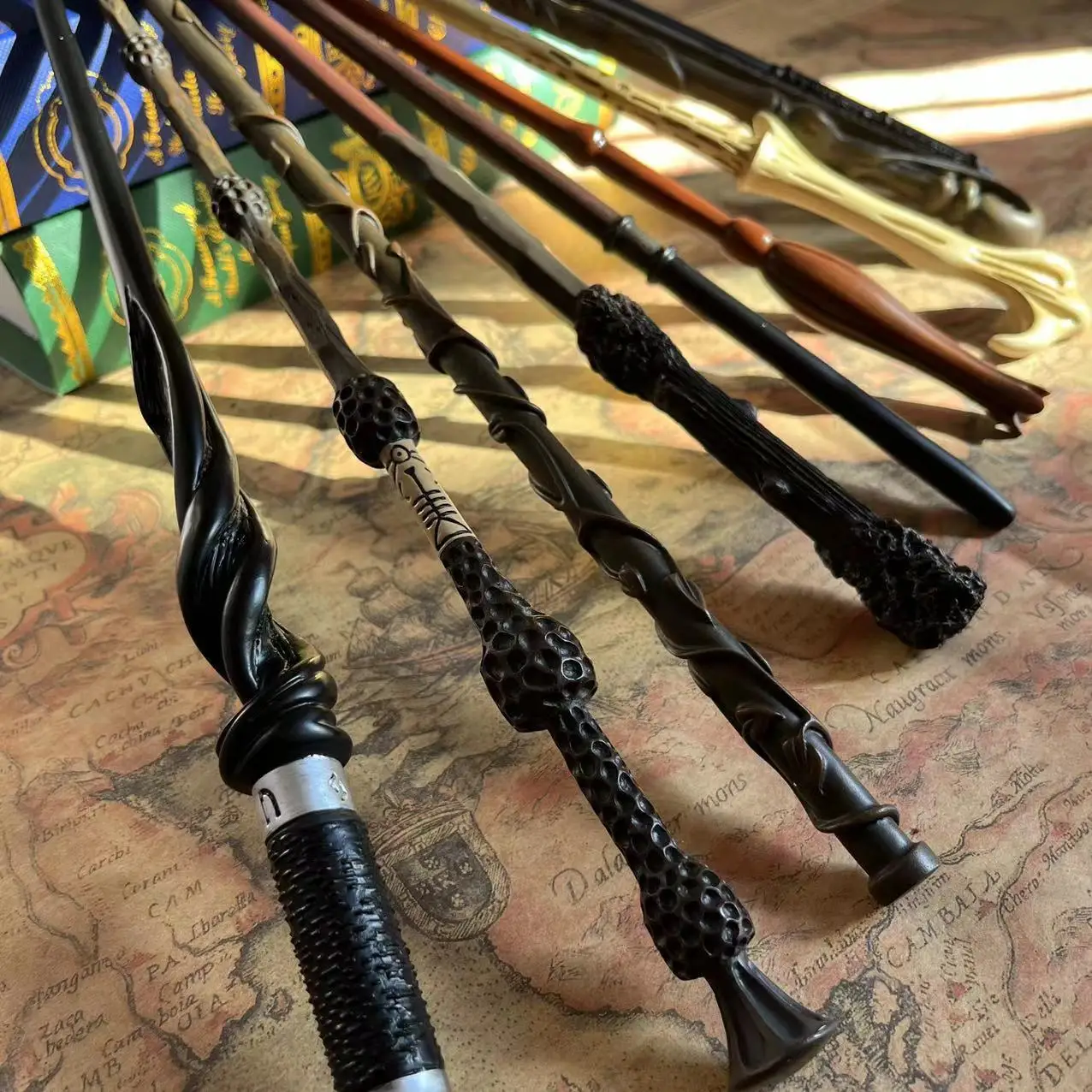 60 Kinds of Cosplay Magic Wands Metal/Iron Core Children Magic Toy Wand