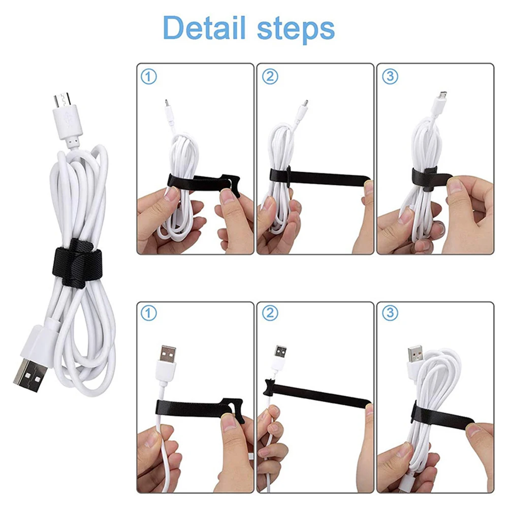 Best Quality Cable Tie Custom Length Cable Ties Hook And Loop Cable Ties