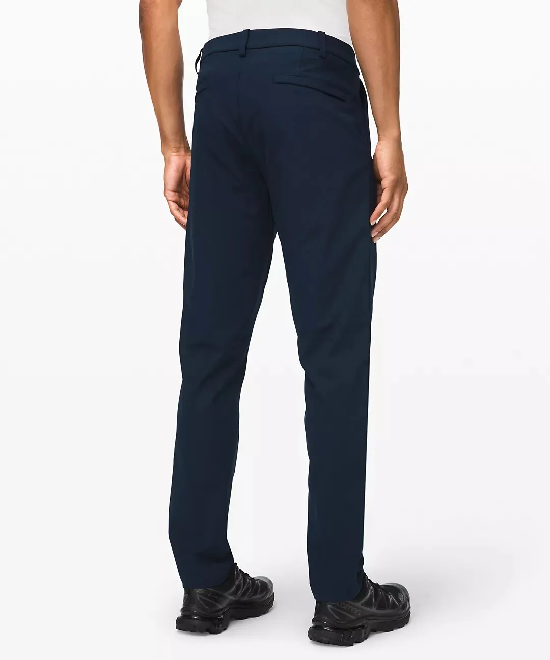 Custom cotton spandex leisure men casual pants street wear pants press button pocket side pockets  pants