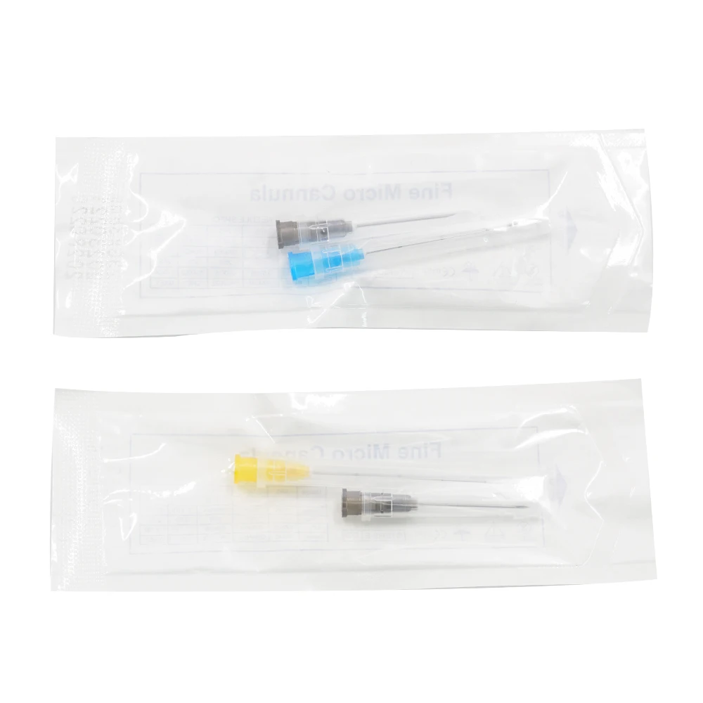 Low Price Hole On Tip Liposuction Cannula Beauty Meso Needle Disposable Cannula Fine Micro Cannula 25g x50mm