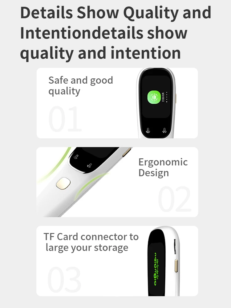 Language Learning Device Intelligent Scan Reading Dictionary Electronic Translation Pen