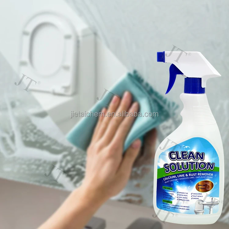 OEM Custom Clean Calcium Lime Rust Remover Bathroom Cleaner Limescale Shower Cleaning Spray