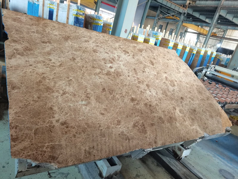 Natural Polished Marble Big Slab Beige Marble Light Emperador Marble Stone