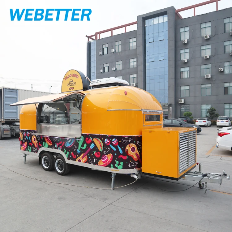  Трейлер Webetter Airstream передвижной кухонный трейлер для еды