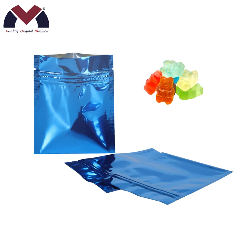 Plastic aluminum foil stand up pouch bag sugar packaging bag pvc cosmetic bag