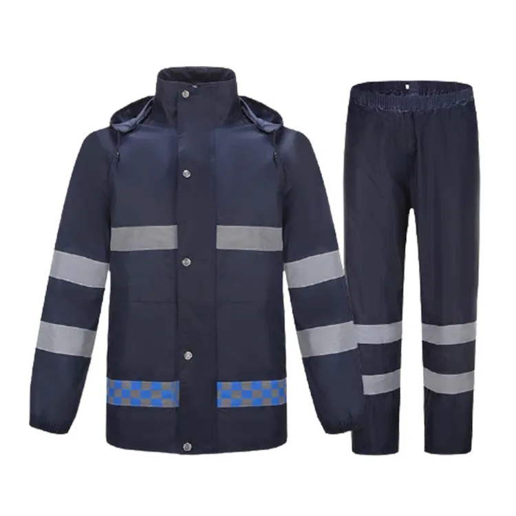  Индивидуальные hi vis дождевик со светоотрающей полосой