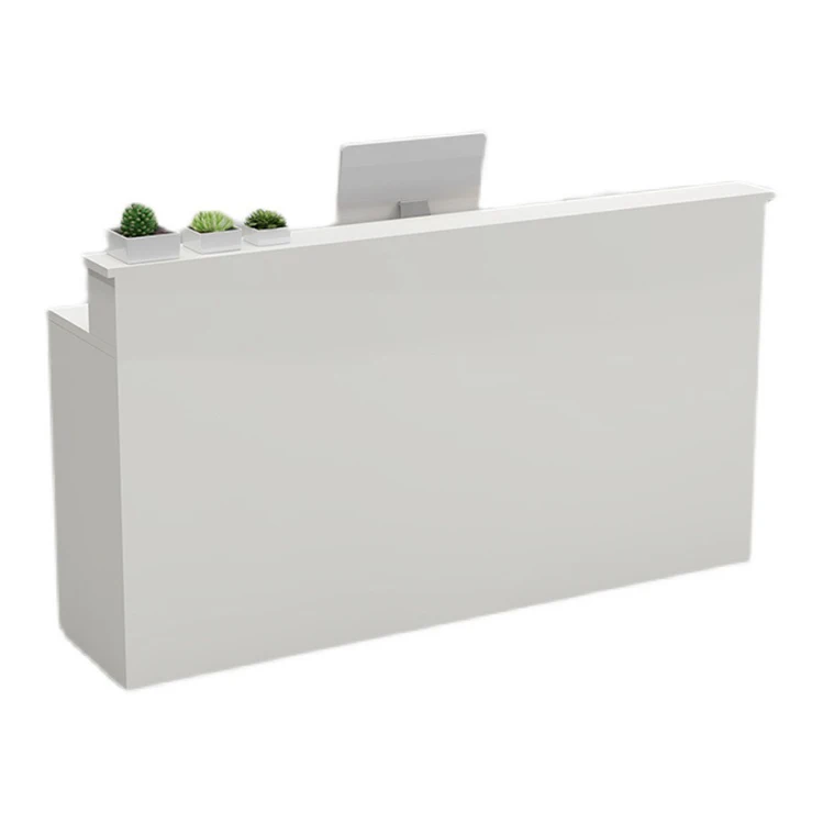 Customized Front Receptionist Desk Furniture Google Office Reception Table Factory Wholesale One Piece Office Building Modern