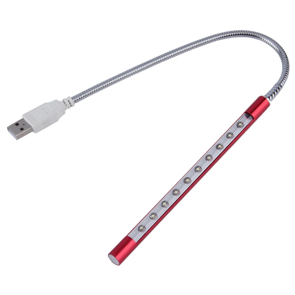 USB-лампа СВЕТОДИОДНАЯ портативная, 10 светодиодных ламп