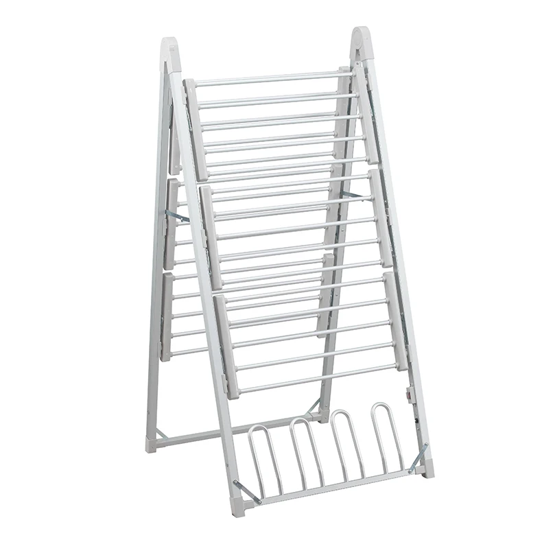 High Quality 2 tiers Electric Clothes Dryer Rack Foldable Clothes Drying Rack Stand Electric Shoe Dryer Electric Boot Dryer