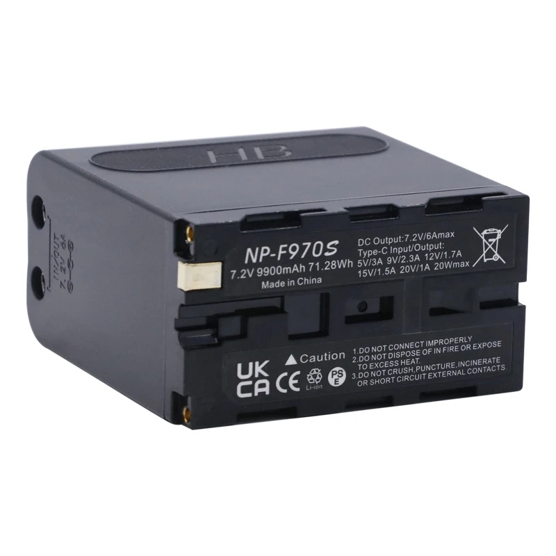 7 2 V 9900mAh высокой TF карта с фактическим объемом NP-F970S батареи для камеры SONY HXR-NX5C NX5R NX3 и LED видео