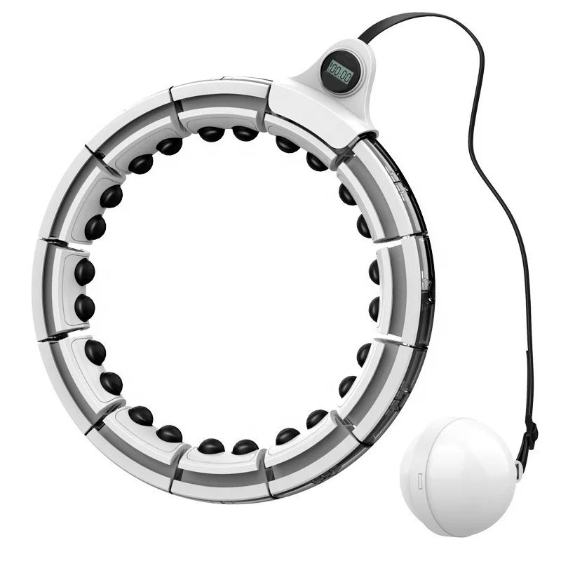 Amazon Best Seller Weighted Exercise Fitness Adjustable Portable Magnetic Smart Hula Hoops for Women