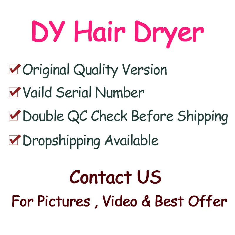 The Hottest Manufacturer Salon DY Hair Dryer with Accessories For DY Hair Dryer QC Check