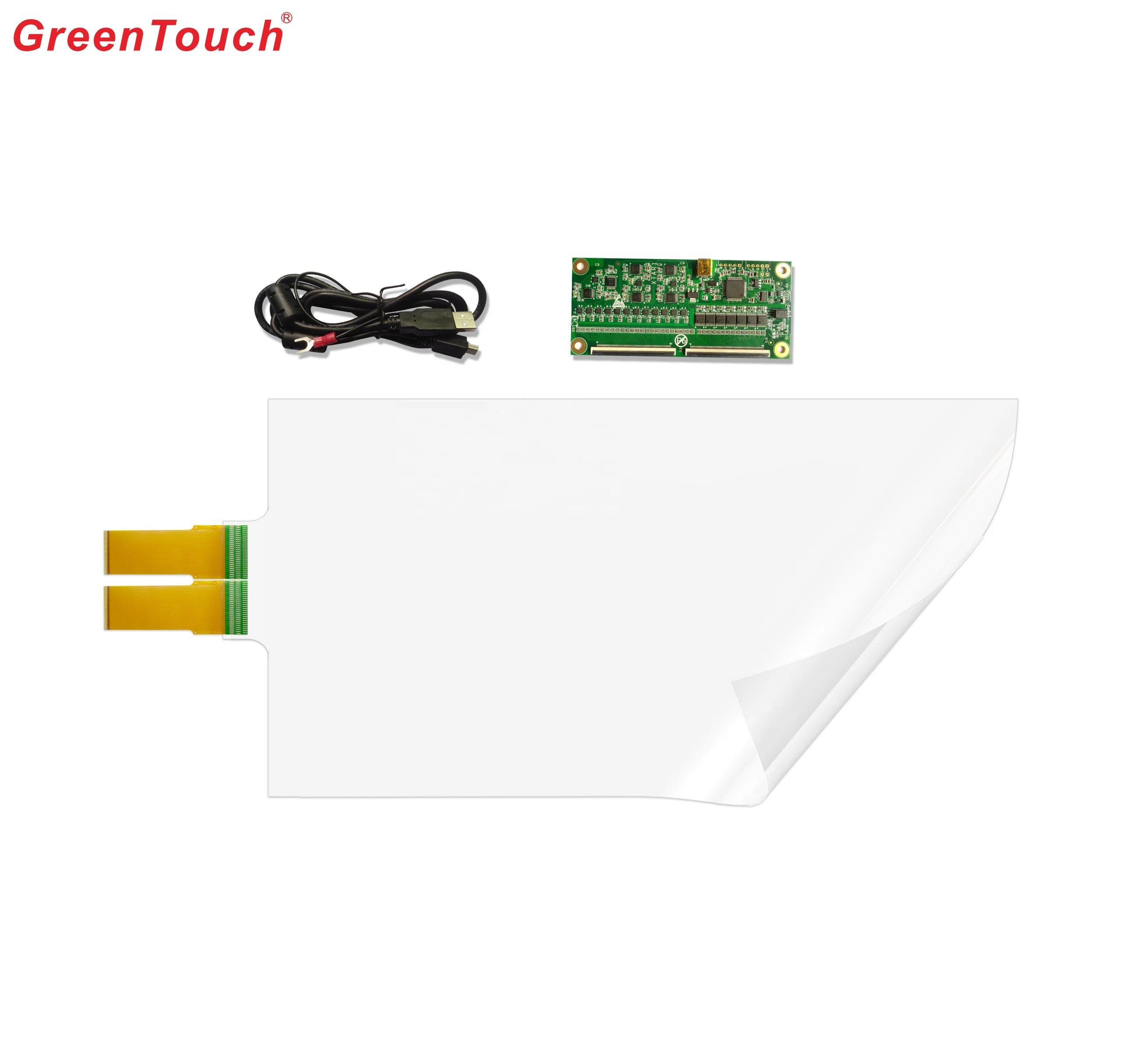 43 inch transparent usb interactive touch screen multi touch foil film