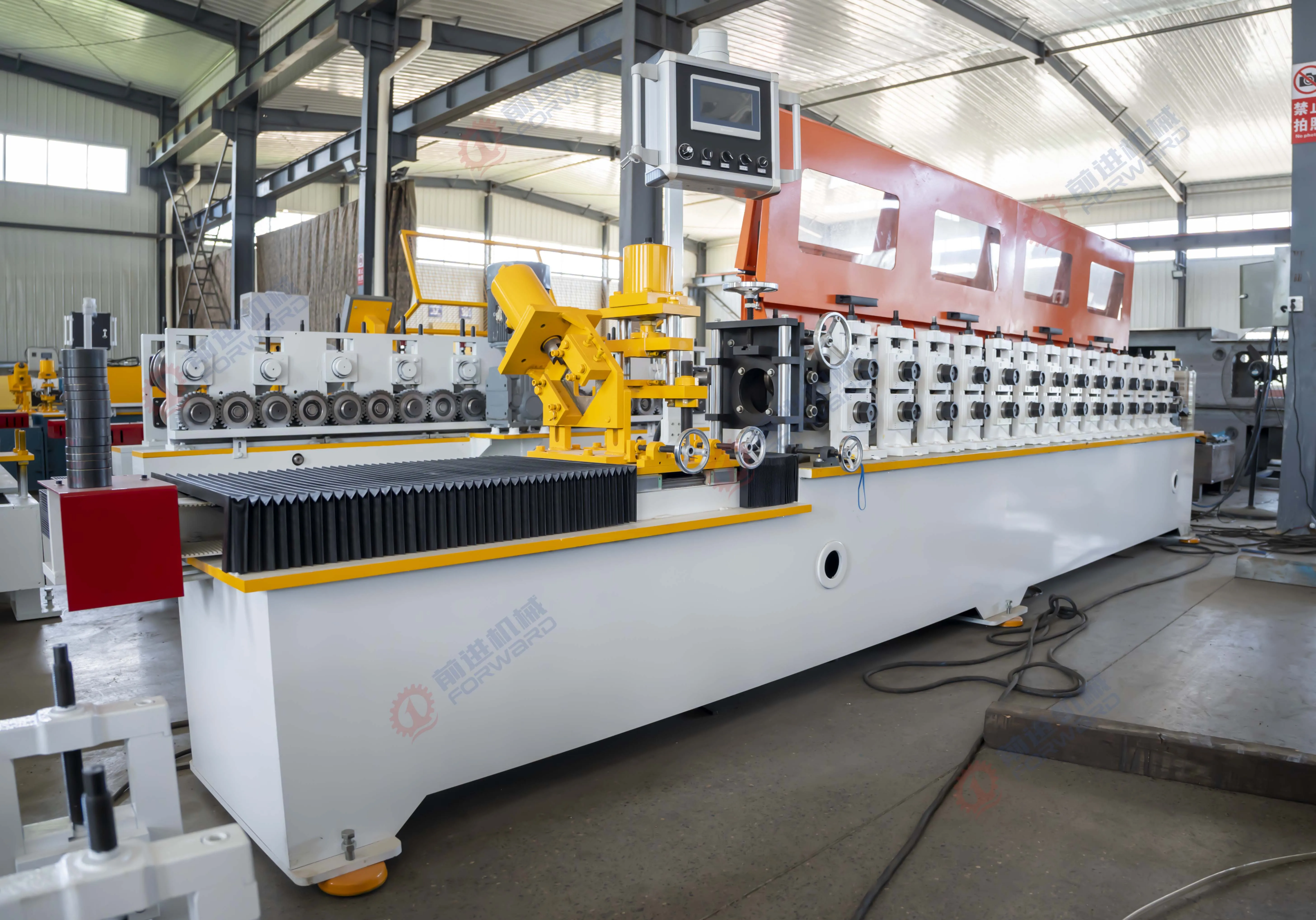 FORWARD Stud Aluminium Corner Bead Making Machine Profiles C Drywall Metal Marketing Steel Key Motor Frame Power Building