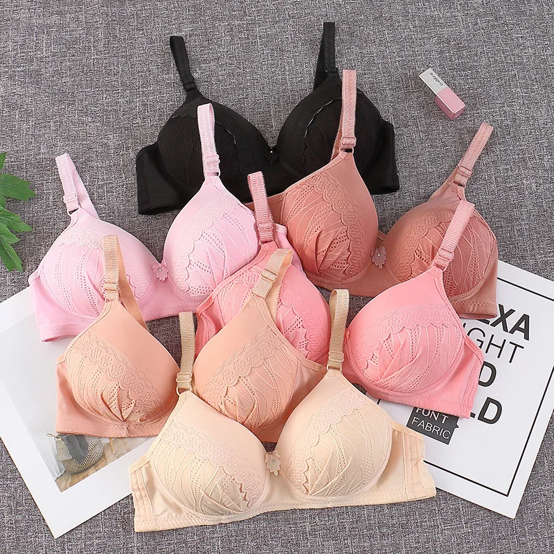 Plus Size High Quality Thin Breathable Wire Free Underwear Comfortable Push-up Women Bra Fat Women Big Size Large Sexy Bra