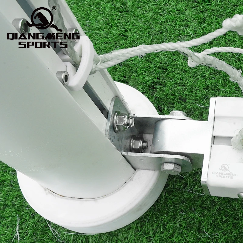 Aluminum Football goals Support column pillar with rear net Football goals