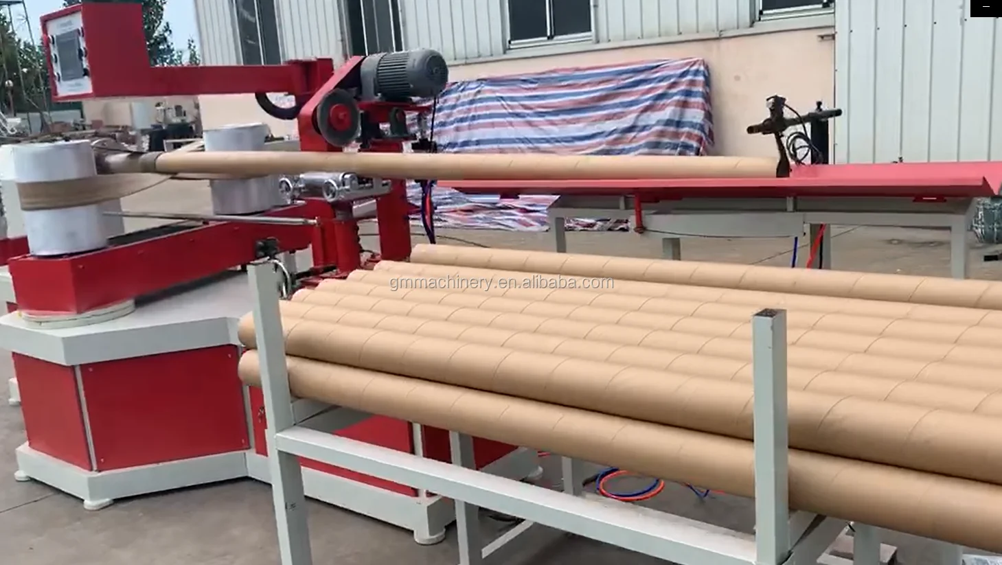 Good efficiency Automatic Laminated Spiral Cardboard Paper Tube Core Pipe Making machine