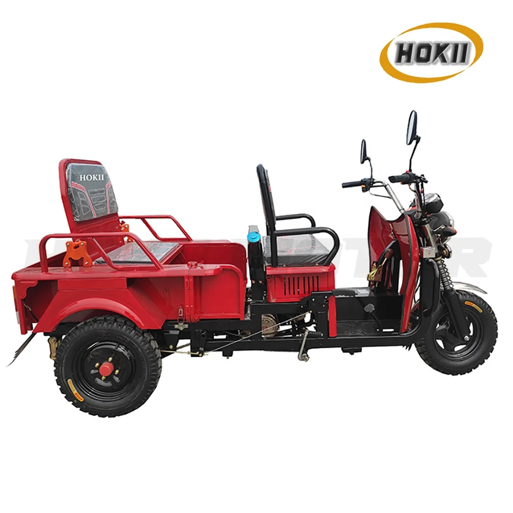Gasoline Tricycle Electric For Disabled Moto Tricycles 3 Roues Motorized Tricycles Passenger