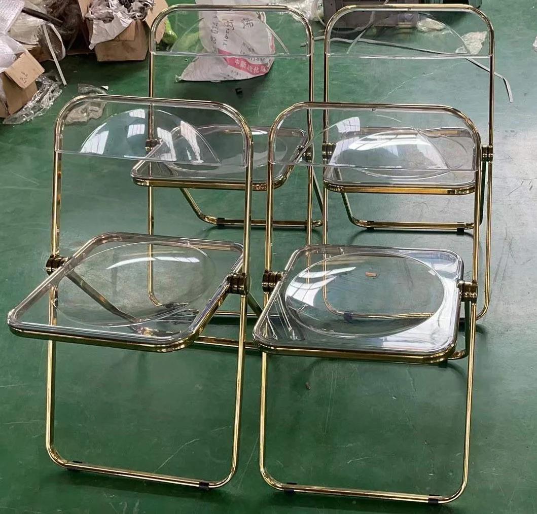 Modern Transparent folding plastic chairs folding acrylic chair wedding acrylic chair